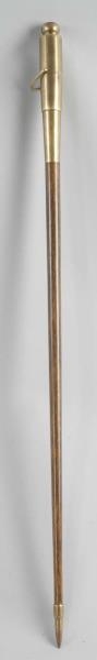 SWAGGER STICK WITH BRASS FITTINGS.                
