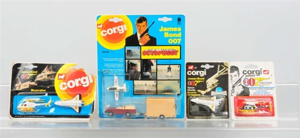 LOT OF 4 JAMES BOND TOYS IN BOXES.                