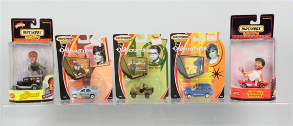 LOT OF 5 OSBOURNES & TWO MOVIE CARS.              