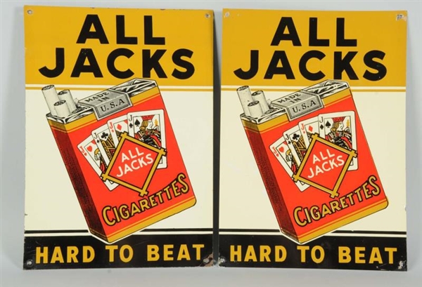 LOT OF 2: ALL JACKS SIGNS.                        