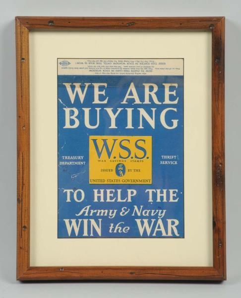 1914 WAR STAMPS SMALL POSTER.                     