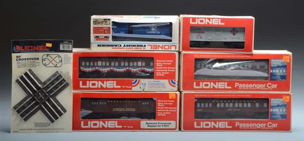 LIONEL ASSORTMENT OF MPC ROLLING STOCK MOSTLY PRR 