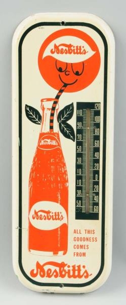 1960S NESBITTS SODA ADVERTISING THERMOMETER.     
