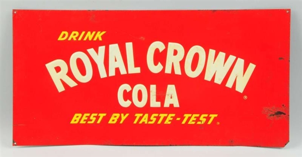 1950S ROYAL CROWN COLA ADVERTISING SIGN.          