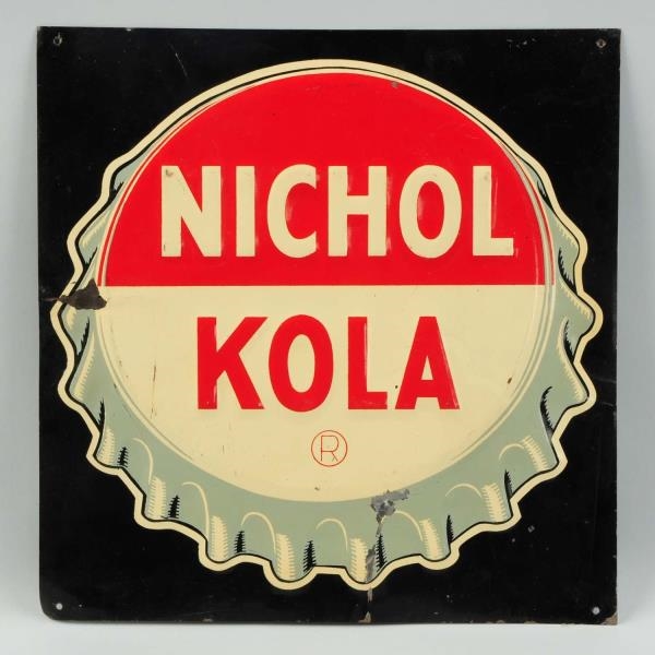1950S NICHOL KOLA ADVERTISING SIGN.               