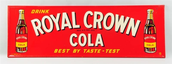 1951 ROYAL CROWN COLA TIN SIGN.                   