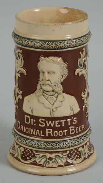 1890S-1900 DR. SWETTS ROOT BEER MUG.             