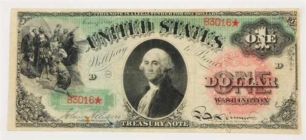 $1 1869 US LARGE NOTE.                            