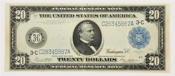 $20 1914 FEDERAL RESERVE NOTE.                    