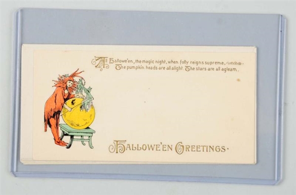 LOT OF 2: WINSCH HALLOWEEN PLACE OR GIFT CARDS.   