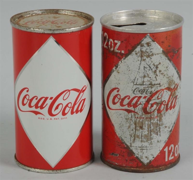 LOT F 2: COCA-COLA DIAMOND CANS.                  