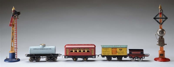 AMERICAN FLYER, IVES ASSORTMENT OF ROLLING STOCK. 