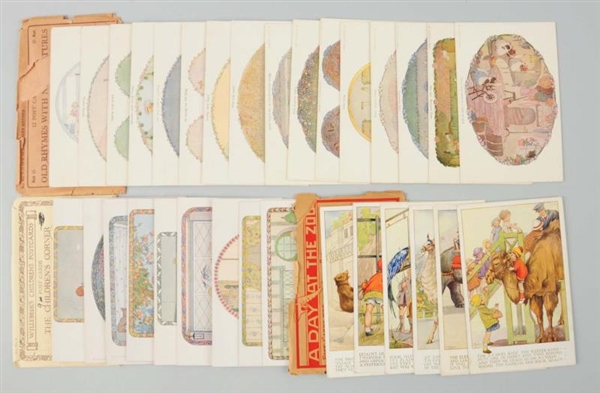 LOT OF 28: GOVEY & W.LEMAIR POSTCARDS.            