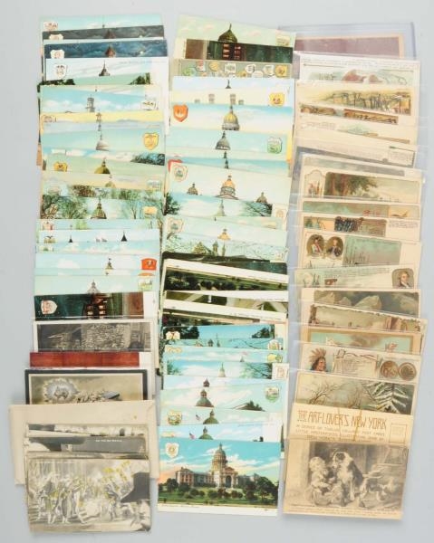LOT OF 137: ASSORTED POSTCARDS.                   
