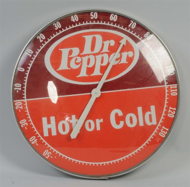 LARGE DR. PEPPER THERMOMETER.                     