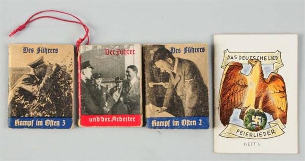 LOT OF 4:  GERMAN BOOKLETS HITLER.                