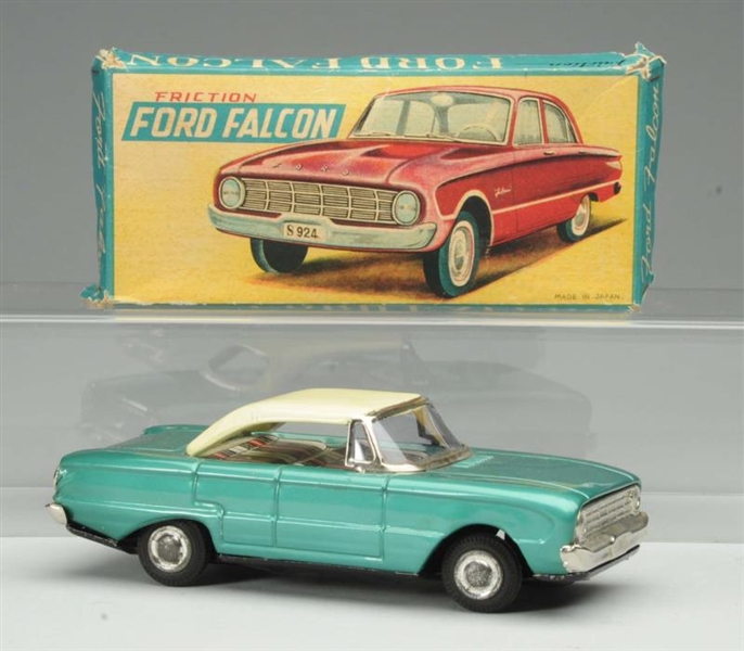 TIN FRICTION FORD FALCON IN BOX.                  