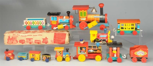 LOT OF MISCELLANEOUS FISHER-PRICE TRAINS          