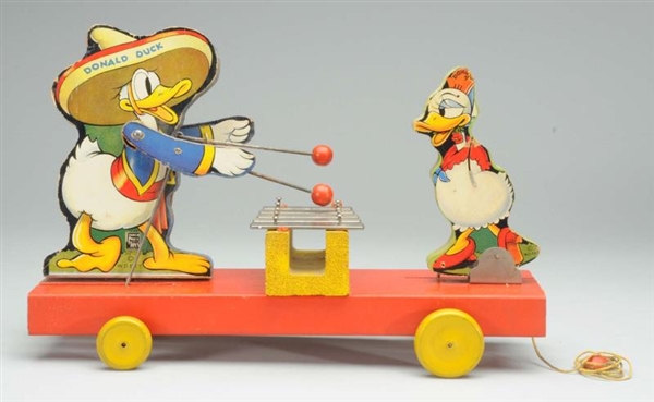 FISHER PRICE DONALD & DONNA DUCK TOY.             