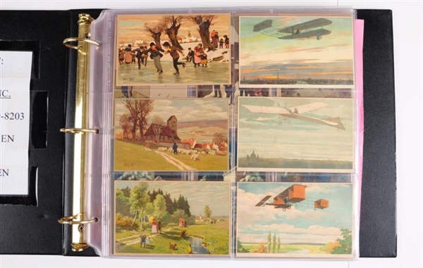 LOT OF 324: MEISSNER & BUCH POSTCARDS.            