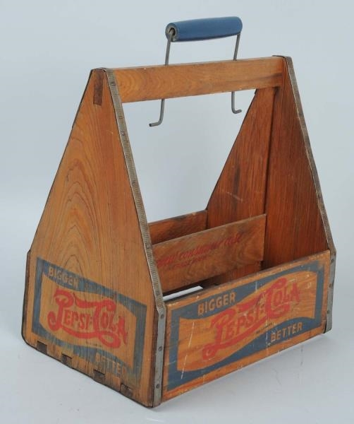 WOODEN PEPSI-COLA CARRIER.                        