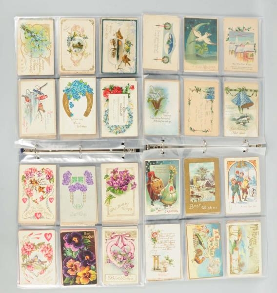 LOT OF 240 NEW YEARS CARDS.                       