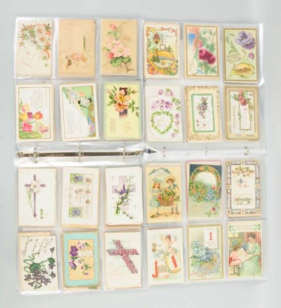 LOT OF 240 GREETING POSTCARDS.                    