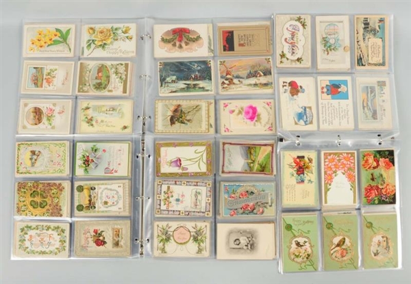 LOT OF 360 NEW YEARS & BIRTHDAY POSTCARDS.        