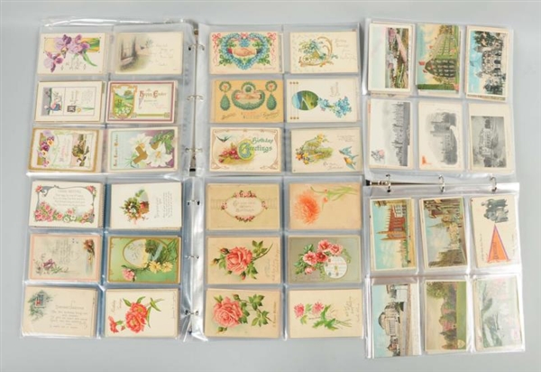 LOT OF 350+ ASSORTED POSTCARDS.                   