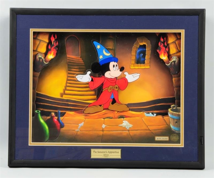 DISNEY ANIMATED FANTASIA MOVING 3D CELL.          