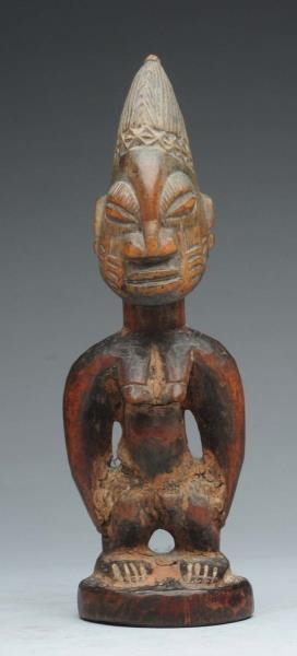 AFRICAN WOODEN CARVING.                           