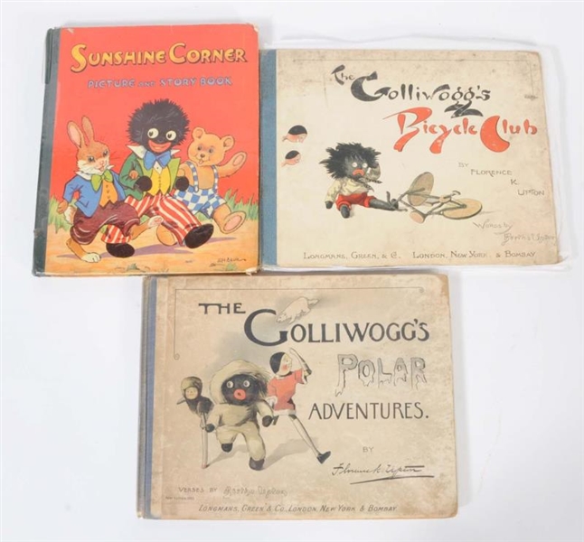 LOT OF 3: EARLY GOLLIWOGG BOOKS                   