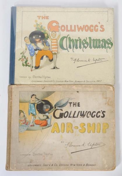 LOT OF 2: EARLY UPTON GOLLIWOGG BOOKS.            