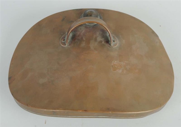 ENGLISH COPPER HOT WATER BOTTLE.                  