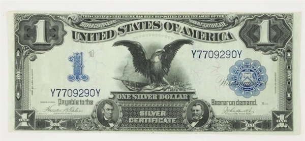 $1 1899 US NOTE SILVER CERTIFICATE.               
