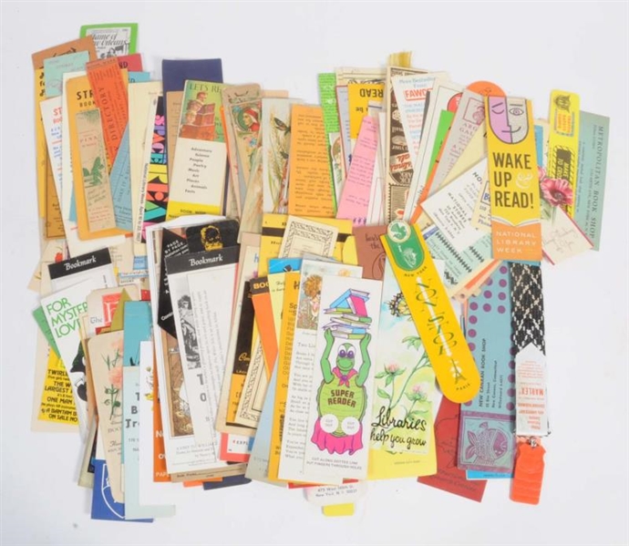LOT OF OVER 150 BOOKMARKS.                        