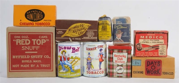 LOT OF VARIOUS TOBACCO RELATED PRODUCTS.          