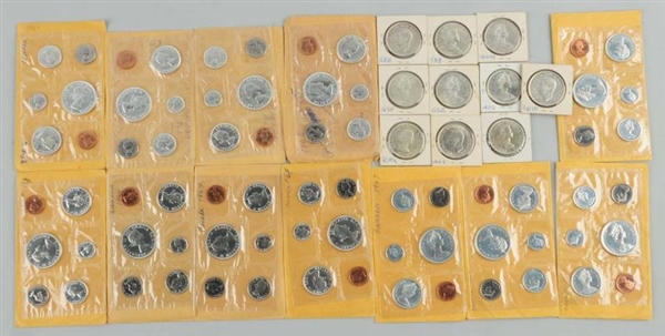 LOT OF CANADIAN MINT SETS & 10 SILVER DOLLARS.    