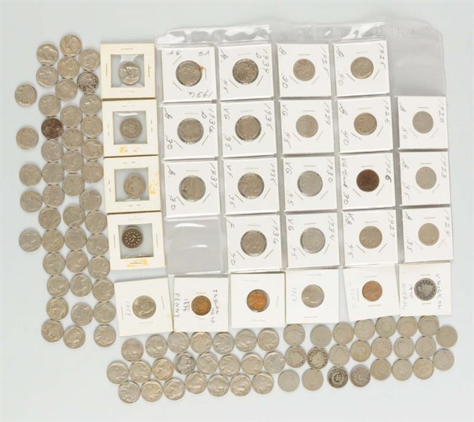 LARGE LOT OF USA COINS.                           