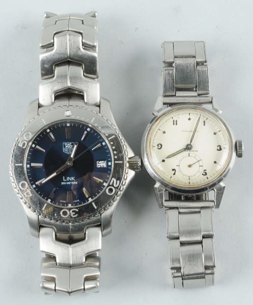 LOT OF 2: MENS WATCHES.                          