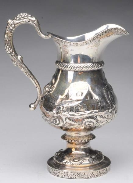 AMERICAN SILVER PITCHER.                          
