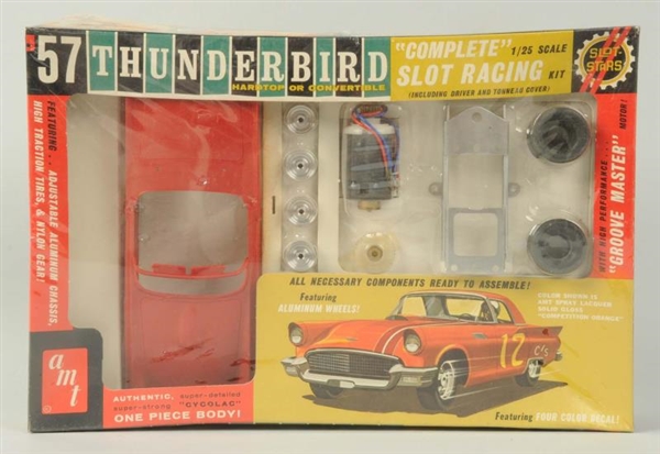 AMT 1957 THUNDERBIRD SLOT RACING KIT.             