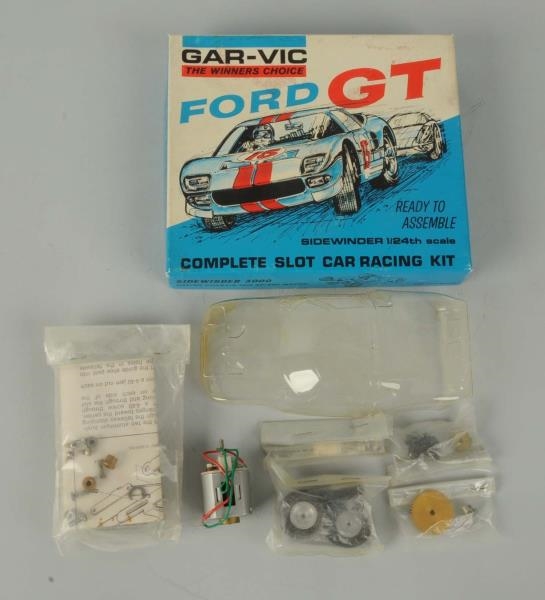 GAR VIC FORD GT SLOT CAR RACING KIT.              