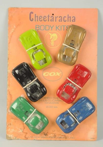 COX CHEETARACHA SLOT CAR BODY KITS.               