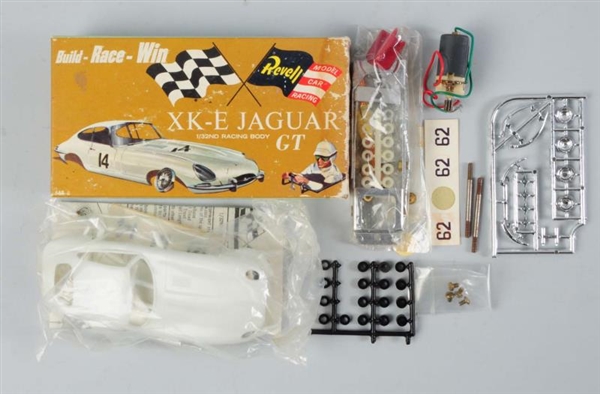REVELL XK-E JAGUAR GT SLOT CAR KIT.               