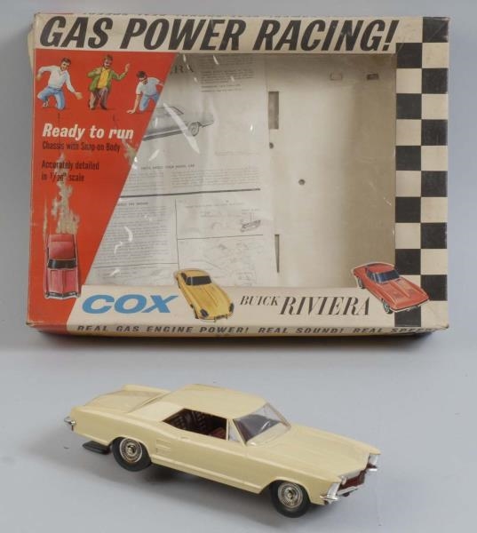 COX GAS POWERED TETHER CAR.                       