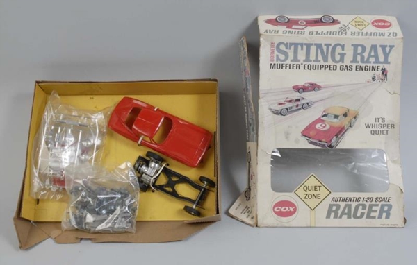 COX GAS POWERED TETHER CAR.                       