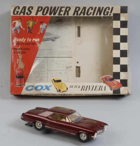 GAS POWERED BUICK RIVIERA TETHER CAR.             