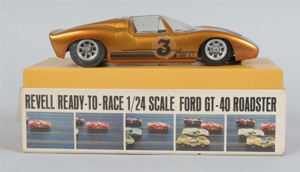 REVEL SLOT CAR TO A FORD GT ROADSTER.             