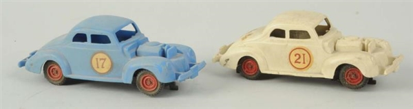 LOT OF 2: COUPE SLOT CAR FROM KIT.                